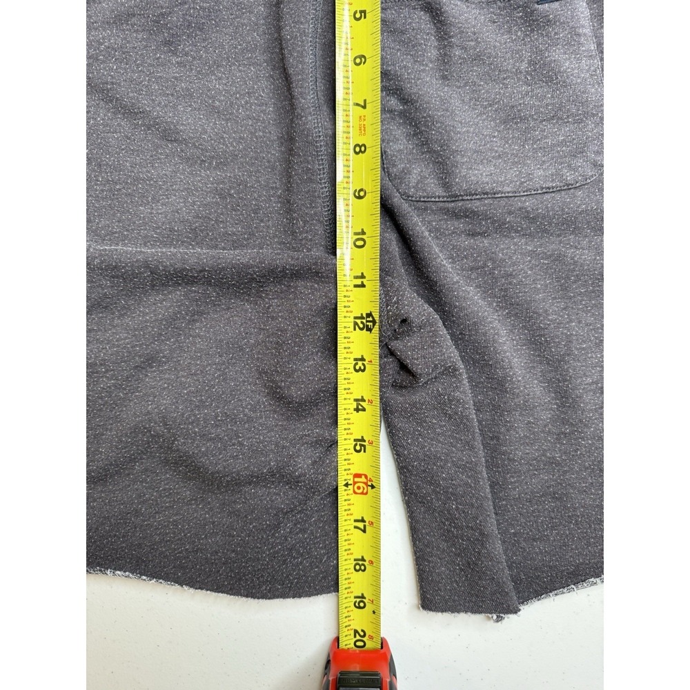 LUCKY BRAND Gray Lounge Sweat Shorts Drawstring Pockets Men's Medium -3331 - Picture 5 of 9